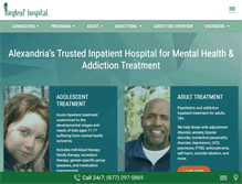 Tablet Screenshot of longleafhospital.com